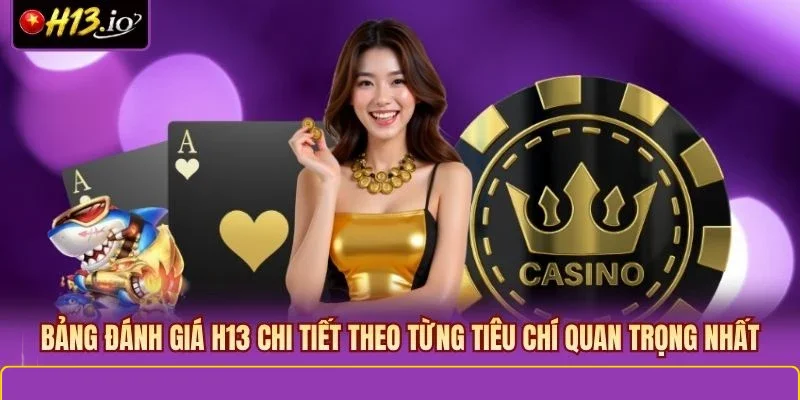 Bảng đánh giá H13 chi tiết theo từng tiêu chí quan trọng nhất